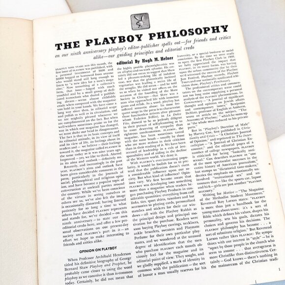 1960s THE PLAYBOY PHILOSOPHY PART 1, 2, AND 3 BY HUGH HEFNER BOOKLETS - Picture 9 of 14